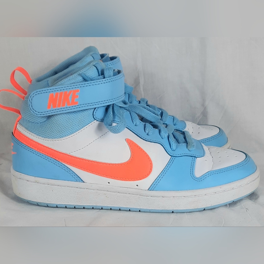 Nike Court Borough Mid 2 Big Kids Shoes Youth Size 5.5Y HF4791-407 Sneakers
